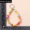 Keychains Lanyards Mode handgefertigte Perlen Keychains Sommer Strand Seesterne Bänder Keyrings Souvenir Geschenk für Frauen Männer Auto Schlüssel Handtasche Schlüsselketten