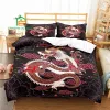 Stelt Chinese Dragon Patroon Dekbedoverkapset Beddengoed voor Aldult Kids Bed Set Game Quilt Cover Coverter Cover Beddengoedset