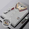 Mlshp Golf Cotton Mens Polot Shirts Luxury Sold Color Short Short Summer Business Casual Mash Groving Man Tees 240423