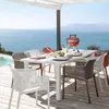 Muebles de campamento sillas de plástico nórdicas al aire libre multicolor jardín silla playa silla creativa de restaurantes casuales