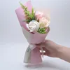 Wedding Flowers Bridal Bouquet Small Bridesmaid Accessories Bride's Silk Roses Artificial Party Home Marriage Decoration