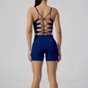 Traccettaci da donna Abiti da yoga senza soluzione di continuità da donna Gyms Sportswwear Womens Sports Affigine da donna Sports Sports senza spalline Yoga Abiti da yoga senza spalline 240424