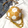 Shoulder Bags Fashion Basketball Football Shaped Crossbody Women Acrylic Chains Hand Bag Messenger Lady Brands Funny Clutch