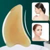 Massager Hautkratzer Harz Gua Sha Massagebrett Guasha Platte Gesichtsspa Massager Schaber Werkzeuge für Gesicht Hals Rückenkörperbeine