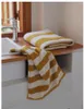 Towel Vintage Ins Bath Solid Color Striped Pure Cotton For Washing Face Absorbent Towels Adults