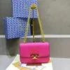 Bolsa de mujer de diseño de cuero de lujo NUEVA ACAARMA DE ALTA DE MODA CON CORRAL Y WTERLA CANDLE DE CANERA DE LA CAJA DE LA CAJA