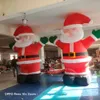 12 MH (40ft) med fläktjätten Uppblåsbar juldekoration Santa Claus Balloon Standing Model med fläkt för Xmas Outdoor Display