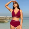 2024 Designer Women Women Bikini Set New Bikini Swimsuit Womens Sports Sexy Slip Bikini Swimsuit Girls Girls Beachwear 7 Colori