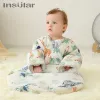 Sacs en bas âge en tout-petit sacs de couchage d'hiver Pyjamas de coton chaud pour bébé