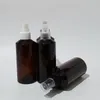 Butelki do przechowywania 1PCS 200 ml pusta brązowa plastikowa butelka z mgłą sprayem 200 cm3 Perfumer Sprayer Pojemnik kosmetyczny