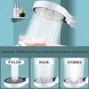 Cabeças de banho do banheiro Novos modos 3 modos Fluxo grande 12 cm Banho chuva Chuveiro Cabeça