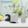 Projektory HY320 Lyncast Smart Projector Dual WiFi6 400ansi BT5.0 Automatyczna korekta 1920 1080p Full HD 4K Outdoor Home Video Mini Project