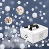 Full-automatische rookmist Bubble machine voor verjaardags huwelijksfeest Chistmas Halloween Children Toys 240416