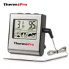 Thermopro TP-16 Digital termometer för ugnsrökare Candy Liquid Kitchen Cooking Grilling Meat BBQ Thermometer and Timer 240415