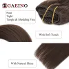 Extensions Clip In Hair Extensions Human Hair Silky Straight 7Pcs/Set 120G Light Brown Honey Blonde Hairpiece Real Hair Full Head 1428Inch