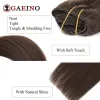 Extensions Clip In Hair Extensions Human Hair Silky rechte 7 stcs/Set 120 g Lichtbruine honing Blond haarstukje echt haar Volledig hoofd 1428inch