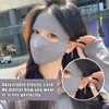 Berets Sunscreen Mask Traceless Women Detachable Facekini Silk Anti-ultraviolet Summer Breathable Thin Cover Whole Face