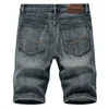Jeans masculin 2024 Summer New Mens Denim Shorts classiques Black Blue Fashion Slim Fit Business Casual Jeans Mens Brandl2404