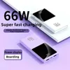 Mobiltelefon Power Banks 50000mAh Portable Power Pack Externt Backup Batteri Pack med kabel Externt batteri Pack Mobiltelefon Power Pack 240424