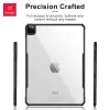 Cas Xundd Shockproof Case pour iPad Pro 12.9 2022, Couvercle de tablette de lumière transparent protectrice pour iPad Pro 10.2 10.9 11 12.9 2022 CASE