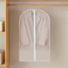 Clothes Dust Bag Transparent Washable Hanging Bag Coat Suit Dust Cover Clothes Finishing Protective Case