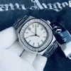 Waterproof inlaid with rhinestones fashionable watch brand waterproof new mechanical watch fully automatic mens watch