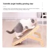 ألعاب Cat Wooden Scratcher Scraper Scraper قابلة للفصل سرير 3 في 1 خدش منشور للتدريب على القطط طحن ألعاب Cat Scratch Board