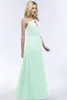 Casual Dresses Misshow Mint Green Solid Maxi Summer For Women Sexig Halter Neck Crystals Belt Beach Female Dress Evening Prom Party