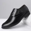 Dance Shoes Leather Fashion Men Business Dress Loafers Pointy Black Oxford Breathable Formal Wedding Zapatos Hombre