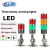 Accessories Dc 12v 24v Ac 110v 220v Industrial Multilayer Stack Light Led Signal Alarm Caution Light for Hinery Alarm Lamp Lta