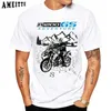 T-shirts masculins Nouveaux motos allemandes Motorrad R1200 GS Big Trail T-shirts Men Vêtements courts Slve Strtwear Grands tops hors route T T240425