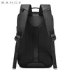 Backpack Mochila Bange 15,6 pouces Business Men de grande capacité Simple Style Surface étanche avec le port de chargement USB