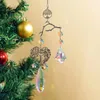 Dekorativa figurer Sun Catcher Crystal Window Wind Chimes Light Rainbow Prism Shiny Hanging Pendant Tree of Life