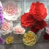 Flera storlekar Bröllopsblomma stort siden Artificial Peony Head Giant Flowers For DIY Bakgrund Väggdekoration 240422