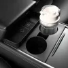 Für Tesla Modell 3 Y Central Control Cup Stopper Neues einteiliges Silikonbecher-Halter-Speicherbox-Coaster Modification Accessoires