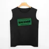 Men's Tank Tops Contains Salvage Item Team Member Top Sleeveless Working Vest Jackets Gym For Men