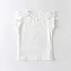 T-shirts Fashion Summer Unisexe T-shirt Enfants Boys Garmands Côtes courtes Tées blancs enfants Tops de coton pour filles listes2404