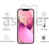 Skärmskydd härdat glas för iPhone 15 14 13 12 mini 11 pro x xs max xr 6 7 8 plus Samsung A15 A25 A35 A55 A51 A05 Protect Film 9h 0,33 mm med pappershandelspartiets grossist