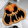 Dywan Halloween mata w łazience zmywalna pająka pająka gotycka dynia przeciw poślizgowa sofa Q240426