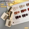 Kits Glenys 12 kleuren Cacao latte nagellak lijm herfst en winter nieuwe semi permanent doorweekte gel UV LED Nail Art Varnish Study Set