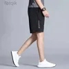 Herren-Shorts Sportshorts Herren lässiger schnell trocknende Eisseide Basketballhose Sommer Dünner Strand lose Fünf-Punkte-Hosen Tren D240426