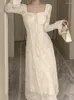 Повседневные платья 2024 Женская мода Элегантное кузовное платье миди