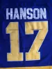 Hanson Brothers Charlestown Hockey Jersey 16 Jack 17 Steve 18 Jeff Slapshot 영화 저지 스티치 남성 청소년 여성 저지