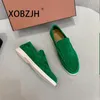 Casual Shoes Slaafers Wildleder für Männer 2024 Mocasines Sommer Walk Charms Sneakers Braune Leder Wohnungen Frauen Marke Hochqualität