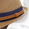 Beretti 2024 Fashion Design di alta qualità Casualmente Panama Straw Cap jazz Cap genitore Summer Women Hats Beach Beach