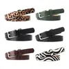 Cintos Simples Senhoras Belém Limpa Ajustável Vintage Fuzle Faux Couro de Moda Leopardo Mulheres Cintura Seal DXAA