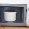 Cinrocarina de horno microondas Coiner de arroz Rice Contenedor portátil Multifunción Lorzonal Bento Utensilios de vapor