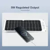 Chargers 6W Chargeur solaire Panneau solaire portable avec un panneau de chargeur étanche à sortie USB 5V pour le cyclisme de randonnée de camping de camping en plein air