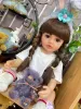 Dolls NPK 55 cm Betty Full Body Silicone Soft Touch Reborn Toddler Princess med Long Hair Life Real Baby Doll