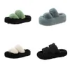 Slides Women Slippers 2024 Mestemer Men Sliders Black White Pink Gray Mens Womens Clipper Indoor Winter Snow Slide 88 S